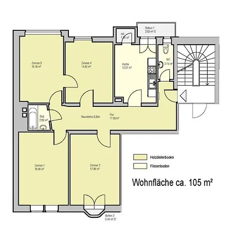 Daire L8 Street Monteurwohnung - Kurpfalzstrasse